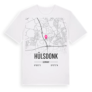 Hülsdonk karta t-shirt – ekologisk bomull t-shirt från Pinshirt