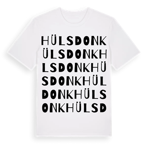 Hülsdonk ordlek t-shirt – ekologisk bomull t-shirt från Pinshirt