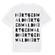 Hürtgenwald ordlek t-shirt
