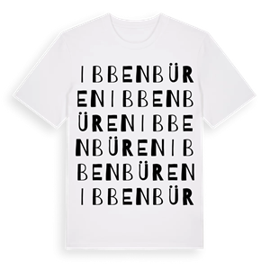 Ibbenbüren ordlek t-shirt – ekologisk bomull t-shirt från Pinshirt