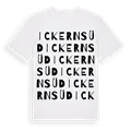 Ickern Süd ordlek t-shirt