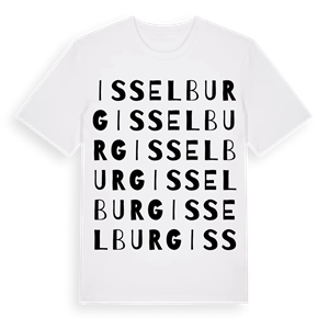Isselburg ordlek t-shirt – ekologisk bomull t-shirt från Pinshirt