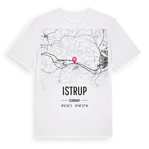 Istrup karta t-shirt – ekologisk bomull t-shirt från Pinshirt