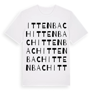 Ittenbach ordlek t-shirt – ekologisk bomull t-shirt från Pinshirt