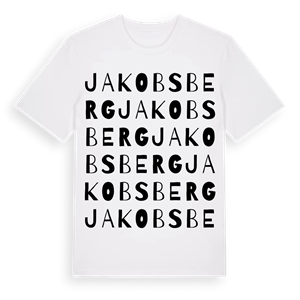 Jakobsberg ordlek t-shirt – ekologisk bomull t-shirt från Pinshirt