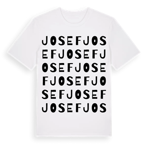 Josef ordlek t-shirt – ekologisk bomull t-shirt från Pinshirt