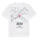 Jülich karta t-shirt