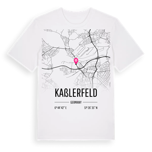 Kaßlerfeld karta t-shirt – ekologisk bomull t-shirt från Pinshirt