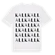 Kall ordlek t-shirt