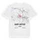 Kamp-Lintfort karta t-shirt