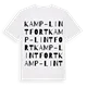 Kamp-Lintfort ordlek t-shirt