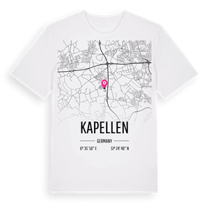 Kapellen karta t-shirt – ekologisk bomull t-shirt från Pinshirt