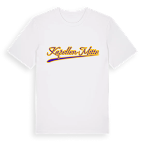 Kapellen-Mitte baseball t-shirt – ekologisk bomull t-shirt från Pinshirt