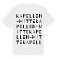 Kapellen-Mitte ordlek t-shirt