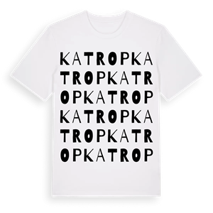 Katrop ordlek t-shirt – ekologisk bomull t-shirt från Pinshirt