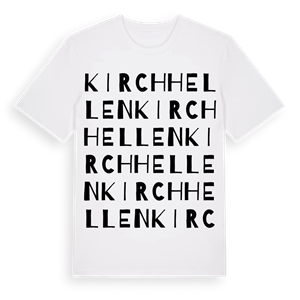 Kirchhellen ordlek t-shirt – ekologisk bomull t-shirt från Pinshirt