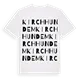Kirchhundem ordlek t-shirt