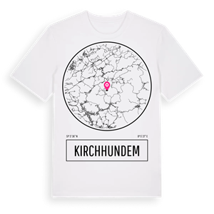 Kirchhundem t-shirt – ekologisk bomull t-shirt från Pinshirt