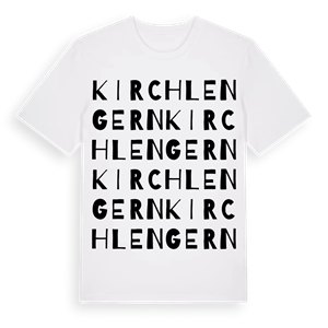 Kirchlengern ordlek t-shirt – ekologisk bomull t-shirt från Pinshirt
