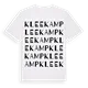 Kleekamp ordlek t-shirt