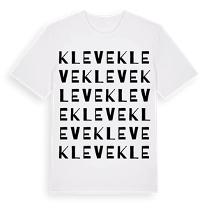 Kleve ordlek t-shirt – ekologisk bomull t-shirt från Pinshirt