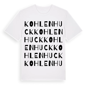 Kohlenhuck ordlek t-shirt – ekologisk bomull t-shirt från Pinshirt
