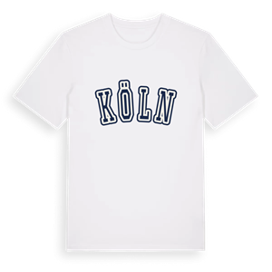 Köln college t-shirt – ekologisk bomull t-shirt från Pinshirt