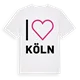 Jag älskar Köln t-shirt stort tryck