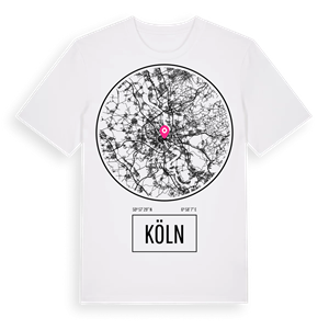 Köln t-shirt – ekologisk bomull t-shirt från Pinshirt