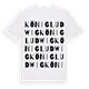 König Ludwig ordlek t-shirt