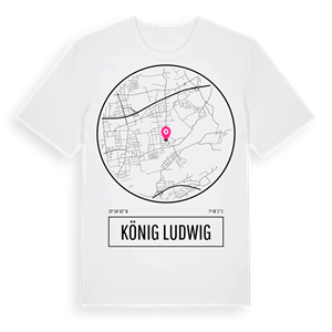 König Ludwig t-shirt – ekologisk bomull t-shirt från Pinshirt