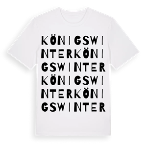 Königswinter ordlek t-shirt – ekologisk bomull t-shirt från Pinshirt