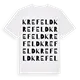 Krefeld ordlek t-shirt