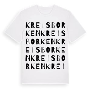 Kreis Borken ordlek t-shirt – ekologisk bomull t-shirt från Pinshirt