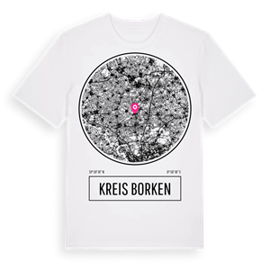Kreis Borken t-shirt – ekologisk bomull t-shirt från Pinshirt