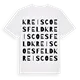 Kreis Coesfeld ordlek t-shirt