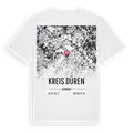 Kreis Düren karta t-shirt