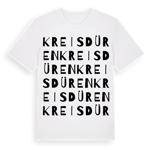 Kreis Düren ordlek t-shirt – ekologisk bomull t-shirt från Pinshirt