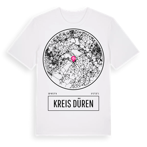 Kreis Düren t-shirt – ekologisk bomull t-shirt från Pinshirt