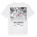 Kreis Euskirchen karta t-shirt