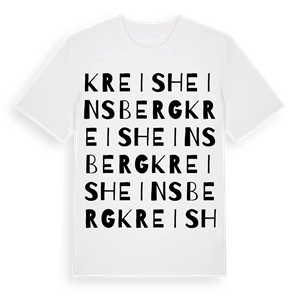 Kreis Heinsberg ordlek t-shirt – ekologisk bomull t-shirt från Pinshirt