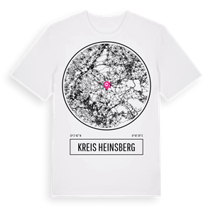 Kreis Heinsberg t-shirt – ekologisk bomull t-shirt från Pinshirt