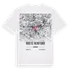 Kreis Herford karta t-shirt
