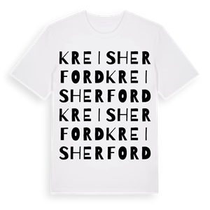 Kreis Herford ordlek t-shirt – ekologisk bomull t-shirt från Pinshirt