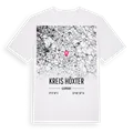 Kreis Höxter karta t-shirt