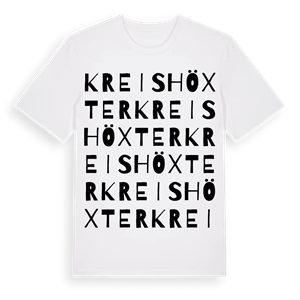 Kreis Höxter ordlek t-shirt – ekologisk bomull t-shirt från Pinshirt