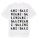 Kreis Kleve ordlek t-shirt