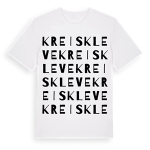 Kreis Kleve ordlek t-shirt – ekologisk bomull t-shirt från Pinshirt
