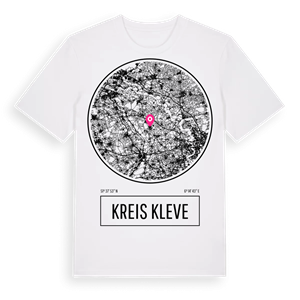 Kreis Kleve t-shirt – ekologisk bomull t-shirt från Pinshirt