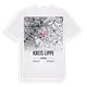 Kreis Lippe karta t-shirt